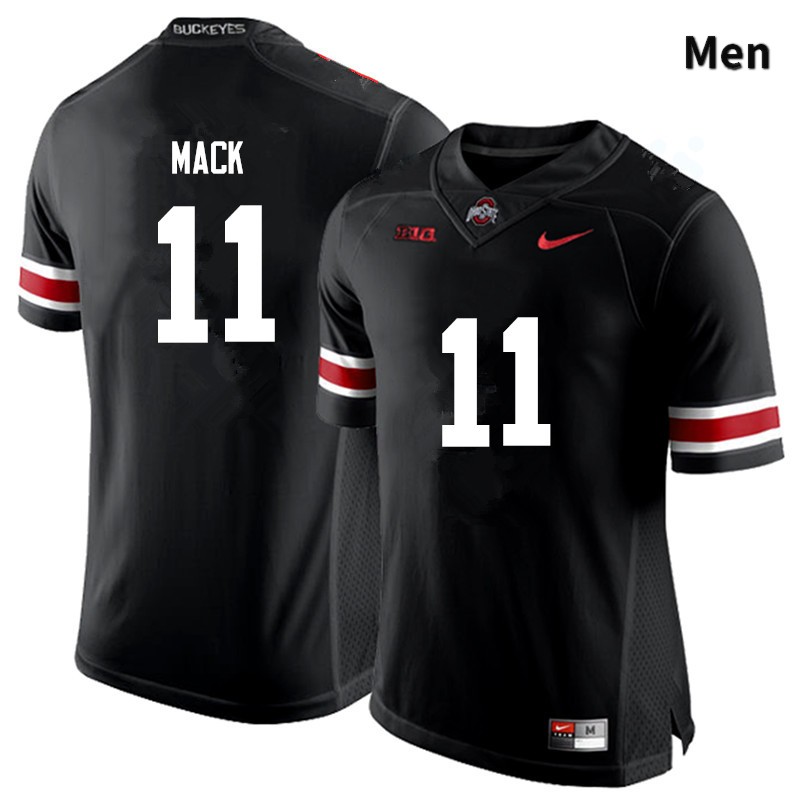 Ohio State Buckeyes Austin Mack Men's #11 Black Game Stitched College Football Jersey